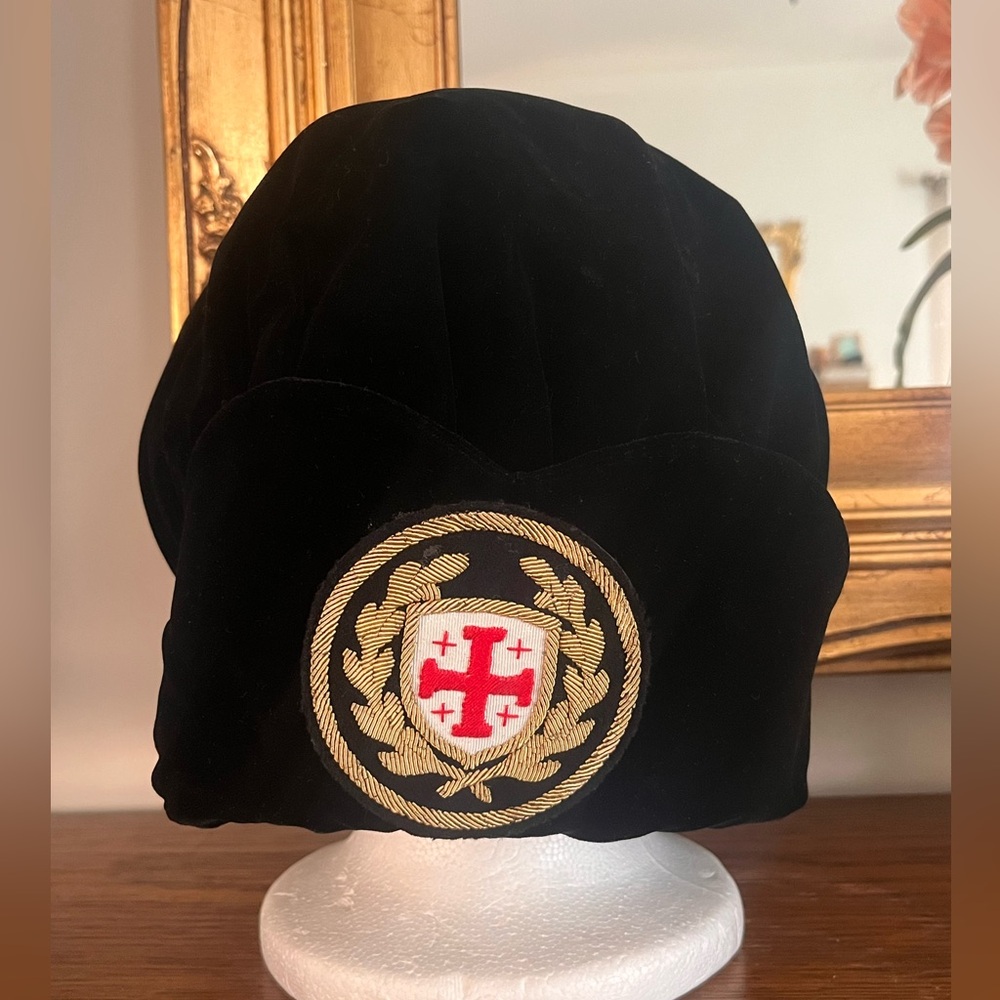 MEDIEVAL/RENAISSANCE KNIGHTS OF MALTA MALTESE MUFFIN CAP